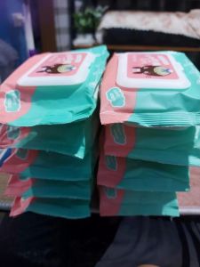 【COD】80 sheets Bella Miss Baby wipes/ Hand mouth wipes (Unscented)