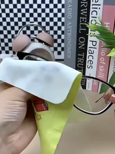 10PCS Microfiber Glasses Wiper Alat Pembersih Microfiber Glasses Wiper