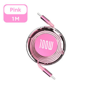 Retractable PD 100W Cable USB Type C to Type C Fast Charging USB C to USB C Cable for iphone 15 Huawei Tablet Laptop