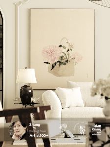 French Cream Style New Chinese Decorative Painting