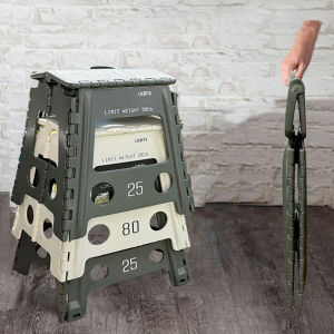 Thickened Plastic Folding Stool Portable Outdoor Camping Chair Bathroom Use Space Saving Home Furniture Leisure Bench Lments