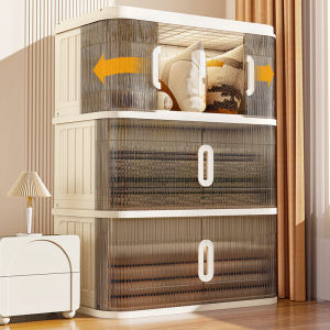 ZHUOLESHI | Folding Sliding Door High Capacity Storage Cabinet
