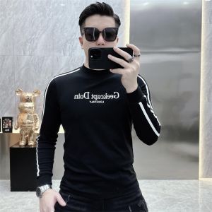 Áo Nỉ Nam Tay Dài Cổ Đứng Chất Lượng Cao Thời Trang Thu Đông Thường Ngày Không Tay in Chữ Phong Cách Đường Phố