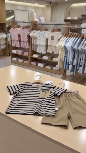 Clothes Set for Baby Boy Striped Short Sleeve T-shirt Casual Shorts Terno for Kids Boy 2Pcs Outdoor Playwear 6M-5Y