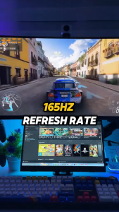 EXPOSE Gaming Monitor for PC 27 Inch 1K Computer Monitor 165HZ Curved Laptop Home Office CCTV