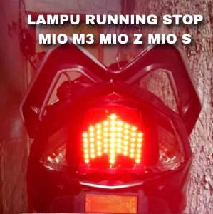 Lampu rem stoplamp running raning mio m3 8 mode blink otomatis