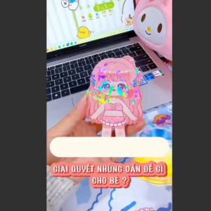 (Nam Châm) Sổ Hình Dán Sticker Công Chúa Thay Trang Phục Quần Áo Cho Bé Gái Đồ Chơi Trẻ Em Thủ Công