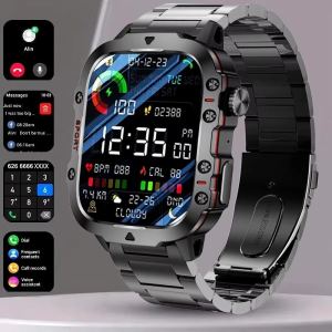 2025 Outdoor Smart Watch Men 2.01" Screen 3AT Waterproof Watches Bluetooth Call Ai Voice Sport Smartwatch For Android IOS