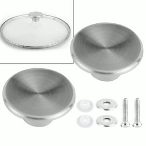 1PCS Stainless Steel Pot Lid Knobs Pot Cover Pot Lid Handle Kitchen Hardware Anti-rust Oven Knob Pot Handle Replacement Kits New