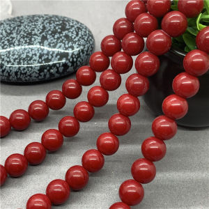 Coral Red Quartz Crystal Beads 6-10mm Diy for Handmade Bracelet Jewelry
