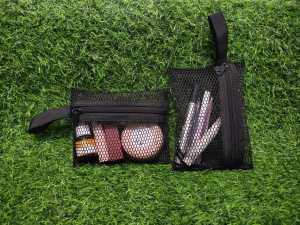 Tas kosmetik model Jaring pouch travel make up organizer