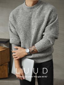 LUUD | Warm Embossed Design Mens Sweater