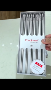 Đũa ăn inox đũa ăn cao cấp CHOCKMEN đũa CHOCKMEN đũa inox titan đũa ăn đũa vân sần
