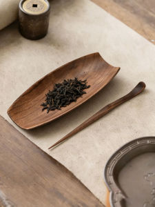 ZHIXIAO | Tea Set Accessories Teaspoon Spoon Shovel Blackwood Walnut