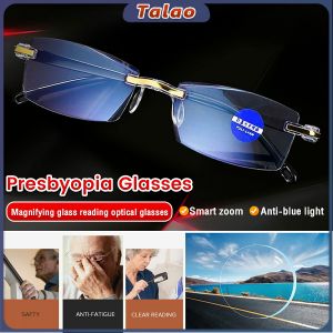 Talao Frameless Reading Glasses Anti-blue Presbyopia Glasses Farsightedness Glasses