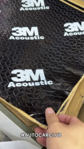 Tấm cách âm 3M ACOUSTIC 3 lớp siêu chống ồn màu đen hàng nhập khẩu