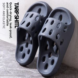 MONLEYTA | Quick Dry Mens Slippers German Leak Proof Non-Slip Bath Shower Home Use Comfortable EVA Material All Season Footwear
