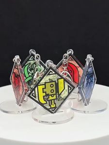 Monster Hunter Surrounding Acrylic Keychain Shield Pendant