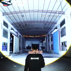 SMILING SHARK SD5339 LED Flashlight Super Bright M60 6000LM 26650 Type-c Rechargeable Torch Light 5Mode Waterproof Outdoor Camping Lighting