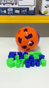 Mainan Edukatif Edukasi Anak - Puzzle Ball Bola Pintar Bentuk warna - Mainan Anak