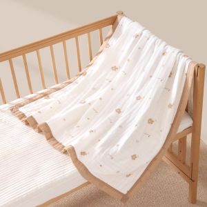 ผ้าเช็ดตัวสำหรับทารกแรกเกิดผ้าสาลูผ้าฝ้ายแท้แบบนิ่มพิเศษกระเป๋าอาบน้ำสำหรับทารกแรกเกิดในฤดูหนาวสำหรับเด็กชายและเด็กหญิง