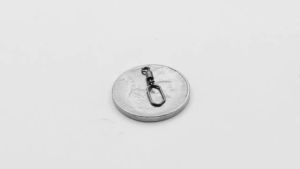 Fishing Swivels Snap 15~60Pcs Hooked Snap Stainless Steel Fishing Rolling Barrel Swivel Fishing Lure Connector Interlock Snap