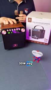 Loa Karaoke Mini YS-601 SOTHING Xiangwu Công Suất Tới 35W Bass Căng - Loa Bluetooth 2 Mic Hát Không Dây  Loa mini  Loa xách tay  loa bass  loa hát