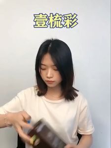 500ML Black/Brown Dye Hair Color Shampoo Herbal Hair Dye Shampoo Permanent Color With Comb