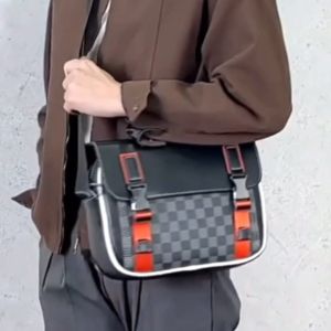 Ready Stock!! LEEFO Fashion Men Shoulder Bag Sling Bag Messenger Bag Chest Bag Pu Leather