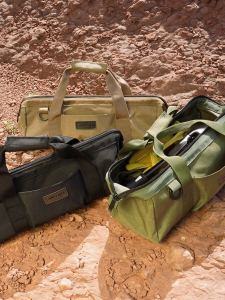 Outdoor Camp Kit Stake Hammer Wind Rope Cosmetics Bag Camping Tent Canopy Accessories Storage Canvas Bag