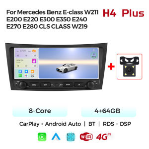 Android 15 Car Radio 10.26 Inch Touch Screen Multimedia Player For Benz E-Class W211 CLS CLASS W219 WIFI BT CarPlay Android Auto