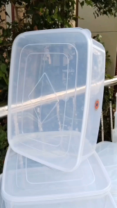 12 Pcs Box Plastik / Kotak Plastik 5000 ml Wadah Penyimpanan Serbaguna
