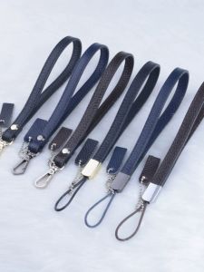 Leather Bag Strap Wrist Strap Wallet Accessories Mens and Womens Clutch Carrying Strap Satchel Rope Buckle Lanyard Single Buy Replacement