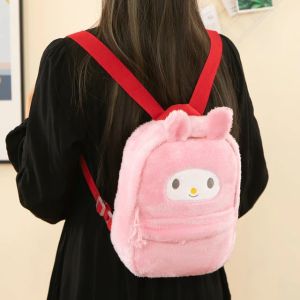 Tas Ransel Bulu Sanrio Kuromi Cinnamoroll Melody Hello Kitty Tas Ransel Anak Perempuan Karakter Sanrio Kawai