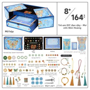 Mobee | Hộp Đựng Trang Sức Bằng Hạt Handmade Heritage cho Bé Gái