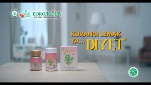 DIYET Borobudur Herbal 60 Kapsul Jamu Pelangsing Tubuh Mengurangi Lemak