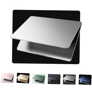 EooCoo สําหรับ MacBook Air 13 นิ้ว M4 2025 2024-2022 M3 M2 A3240 A3113 A2681 สําหรับ Air 13.6 Frost Clear/Girly สีชมพู