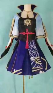 Genshin Impact Kamisato Ayaka Cosplay Costume Jacquard Fabric Uniform Anime Halloween Costumes Women Game Frostflake Heron XS-3XL