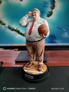 Weimeng Unlimited Studio Basketball Coach Anxi Anime Figure GK Series Resin Model Collectible Statuette 320mm High for Fans