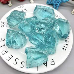 200g Small Stone Batu Akuarium Warna Biru / Putih 200g