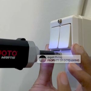 Goto Martis Mini Cordless Electric Screwdriver Set Mata Obeng Listrik