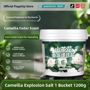 MONLEYTA | Explosion Salt School Uniform Laundry Detergent Stain Removal Whitening Official Flagship Store Color Bleaching Clothes Bubble Powder