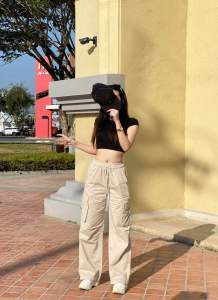 กางเกงคาร์โก้ ที่ไม่ใช่ผ้าร่ม มี 4 สี