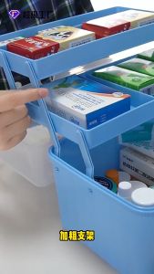 กล่องยาสามัญประจำบ้าน กล่องยาพกพา กล่องเก็บยาหลายชั้น กล่องปฐมพยาบาล กล่องเก็บยา กันน้ำ/กันฝุ่น ตู้เก็บยา