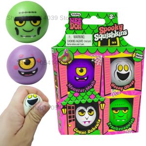 Schylling | Schylling NeeDoh Halloween Mini Ghost Set Slow Rebound Squishy Sensory Toy Stress Relief Party Gift