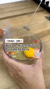 Hand Mixer Mini Pengocok Telur Milk Frother Pengaduk Kopi Milkshake Elektrik | Source Project