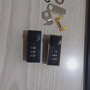 Khóa số tủ sắt ngăn kéo bàn bằng nhựa ABS 3 mã số thay đổi được