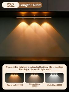 YUANMUXUAN | Motion Sensor Rechargeable Smart Wireless Self-Adhesive Magnetic LED Strip Light