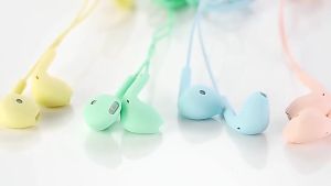 พร้อมส่ง U19 Macaron Color หูฟังแบบมีสาย 3.5 มม. 1.2 สวมใส่ได้