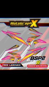 Sticker Striping Premium Motor Beat Esp Street Striping List Variasi Beat ESP Motif Terlaris BSP 2 PREMIUM